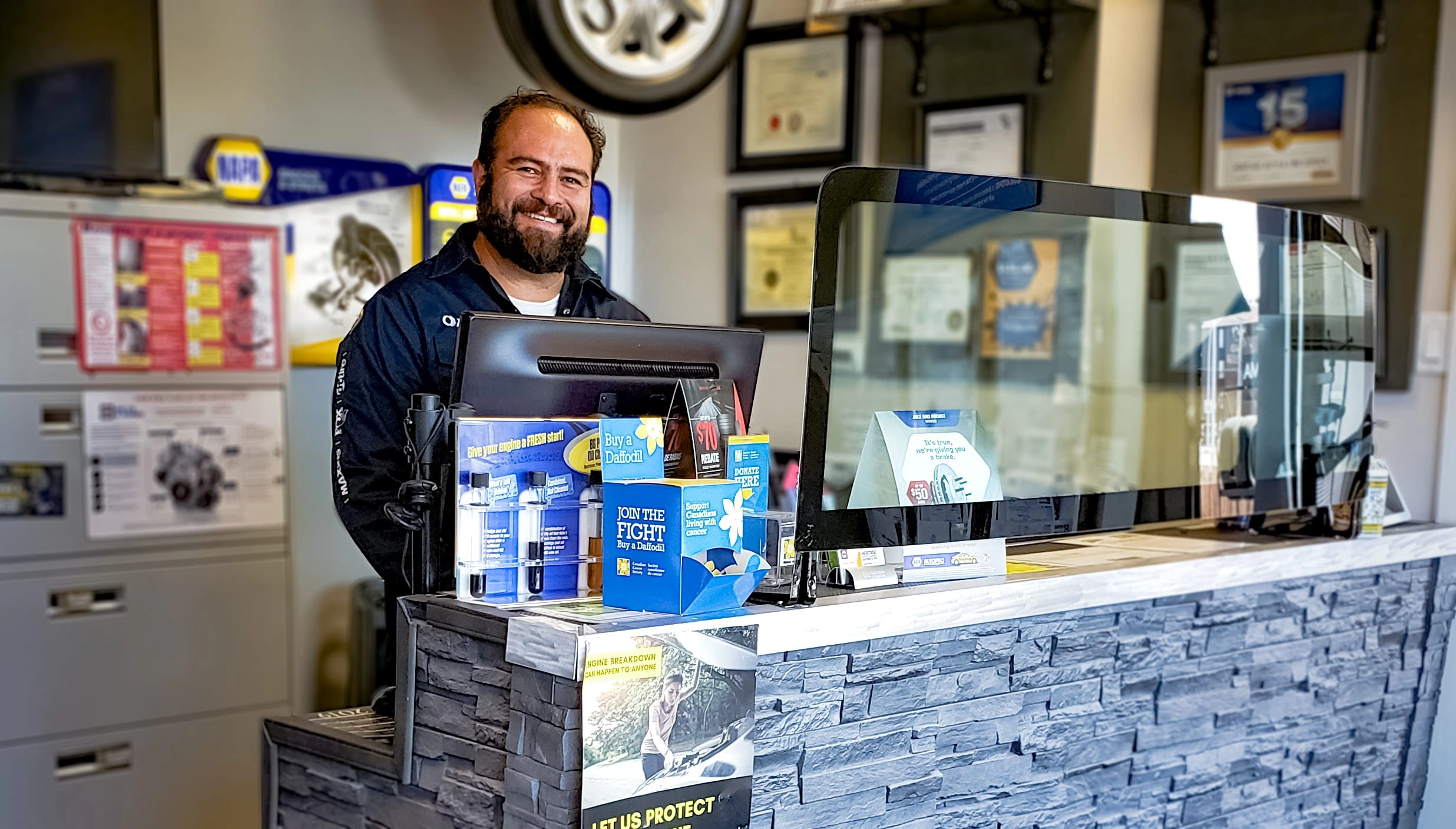 Heritage Auto Pro service counter