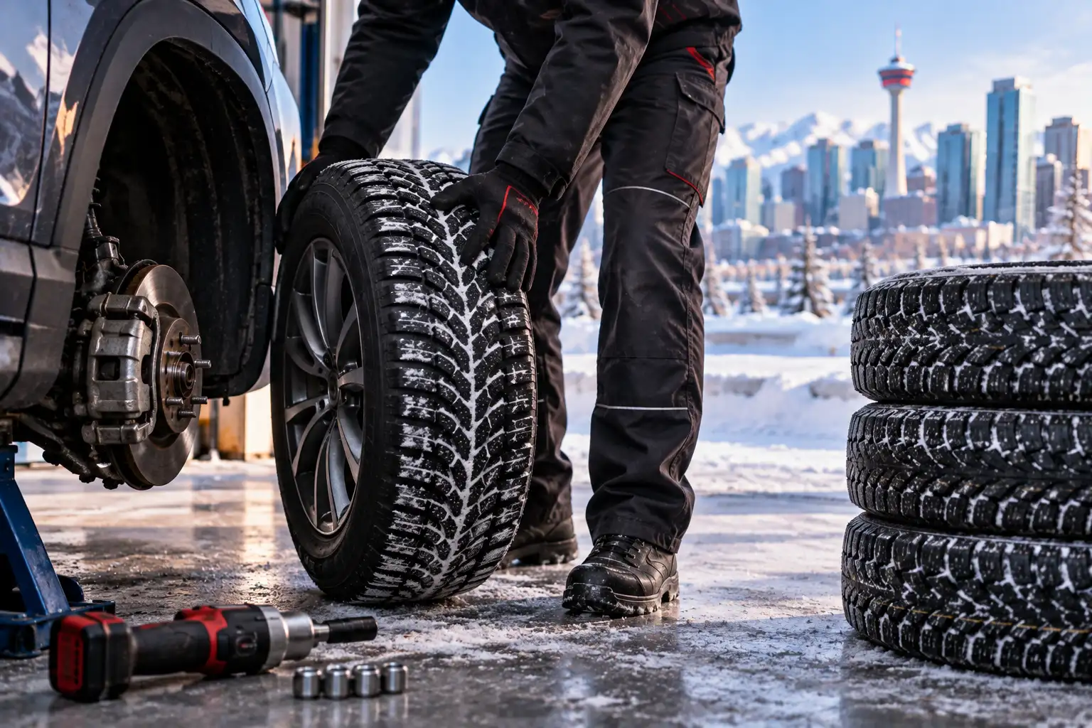 When to Install Winter Tires in Calgary