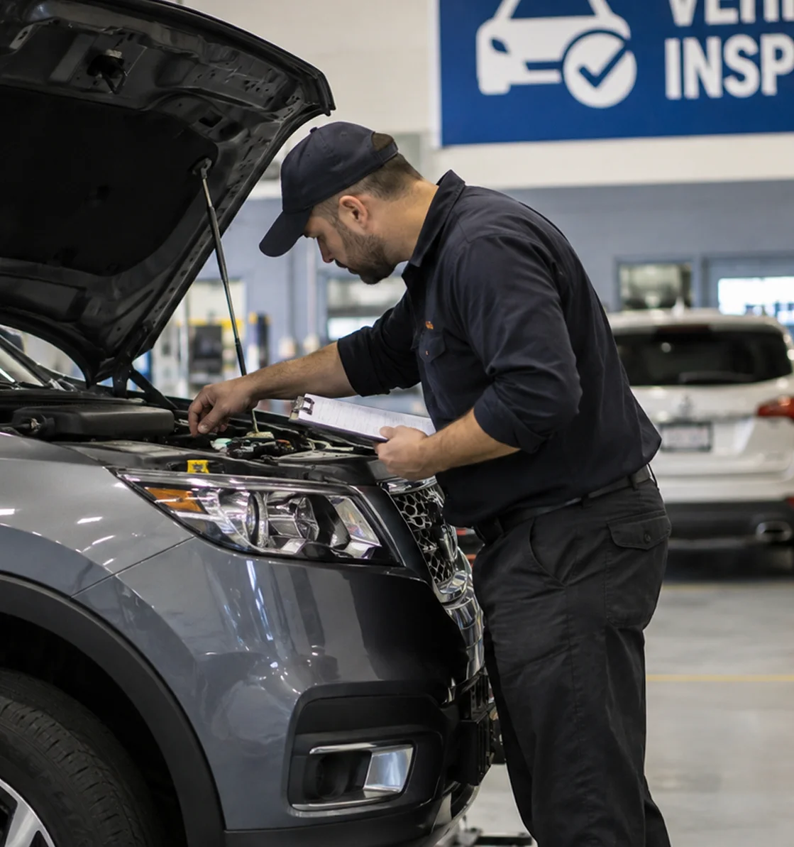 Vehicle inspection at Heritage Auto Pro and Tire